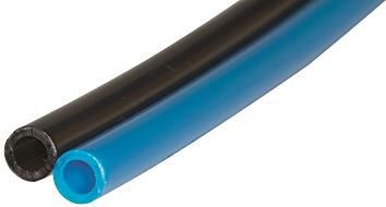 Tubo in poliuretano DUO (PUR) blu/nero / Tubo Ø esterno 5 mm / Rotolo da 25 m 113714