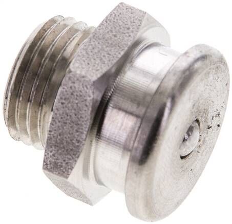 Ingrassatore piatto 22 mm, M 16x1,5, 1.4305