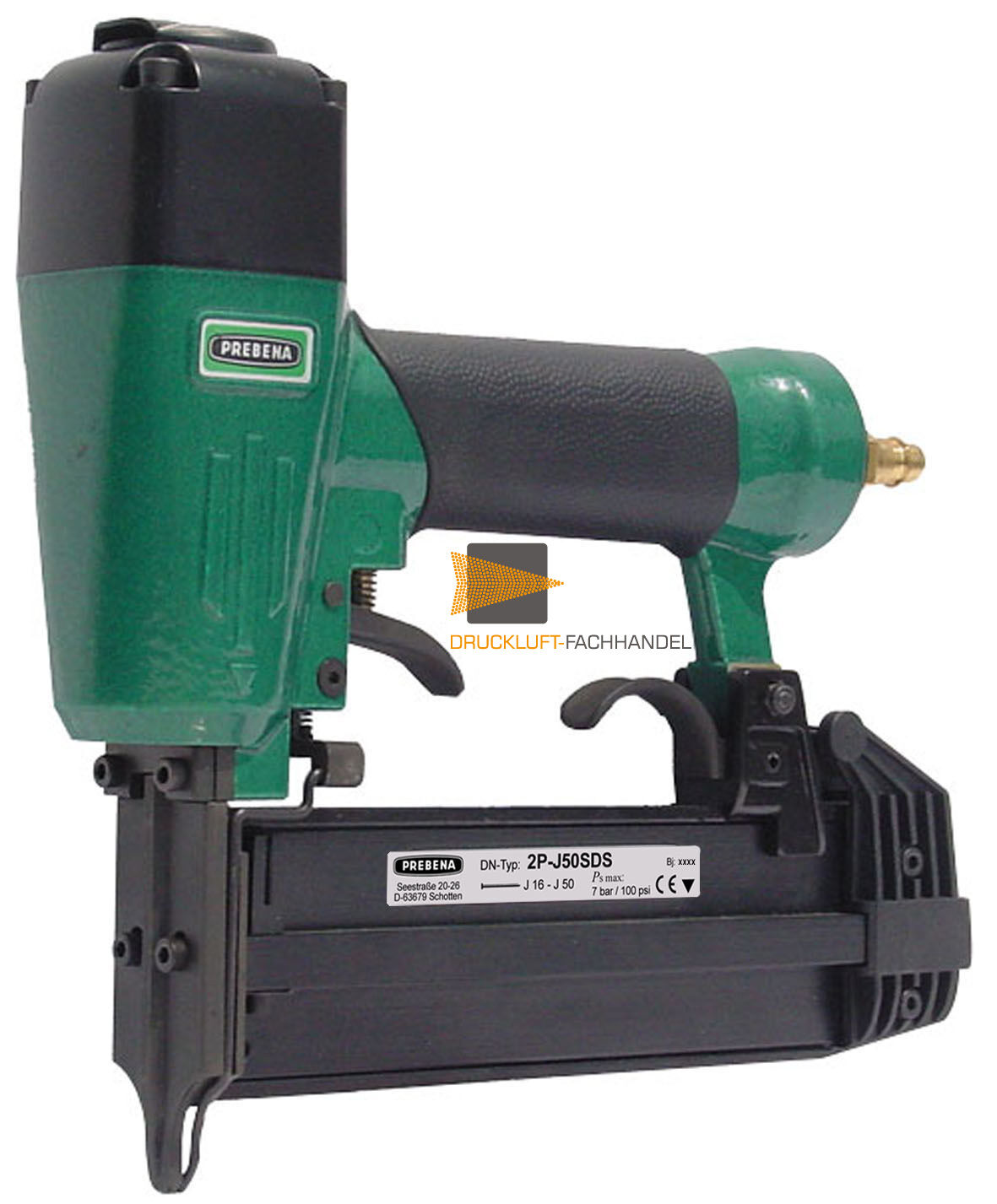 OFFERTA DF-Spar-Set Prebena Chiodatrice pneumatica professionale 2P-ES40SDS + ES-Box + Systainer