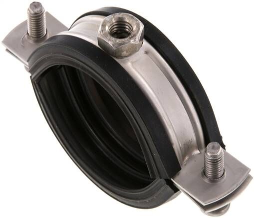 Fascetta stringitubo, 47 - 51 mm, 1.4404, con inserto, RS 51 G ESM8