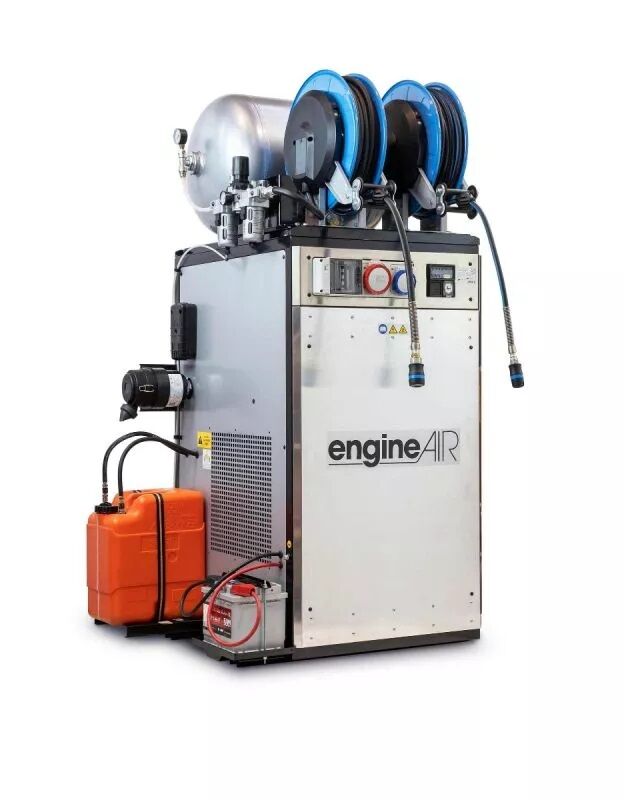 Compressore a pistoni con motore diesel tipo BI engineAIR 17/90 12 ES