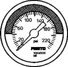 FESTO MA-50-232-R1/4-PSI-E-RG (526790) Manometer