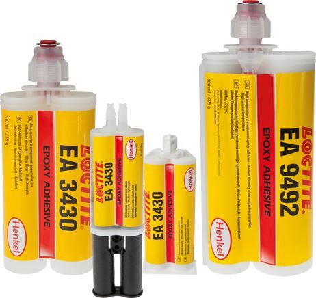 Adesivo epossidico 2K LOCTITE, doppia cartuccia da 50 ml (2:1, sistema A) 9497/50