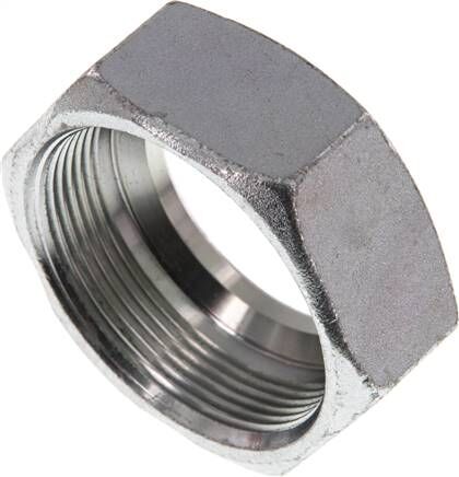 Dado di raccordo con anello di bloccaggio 42 L (M52x2), acciaio zincato