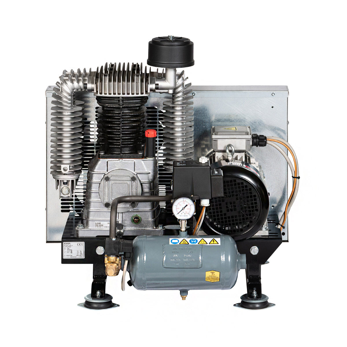 RENNER-Kompressor RSD-B 2,2 mit 90 L. Behälter Schraubenkompressor