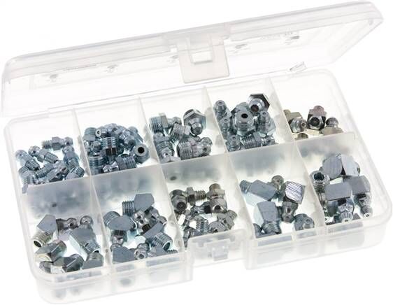 Assortimento di ingrassatori, 80 pezzi