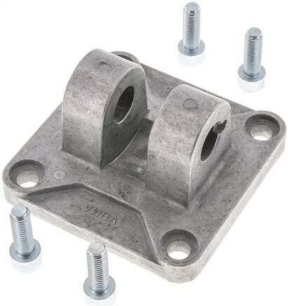 Fixation de pivot de fourche ISO 15552 100 mm, aluminium