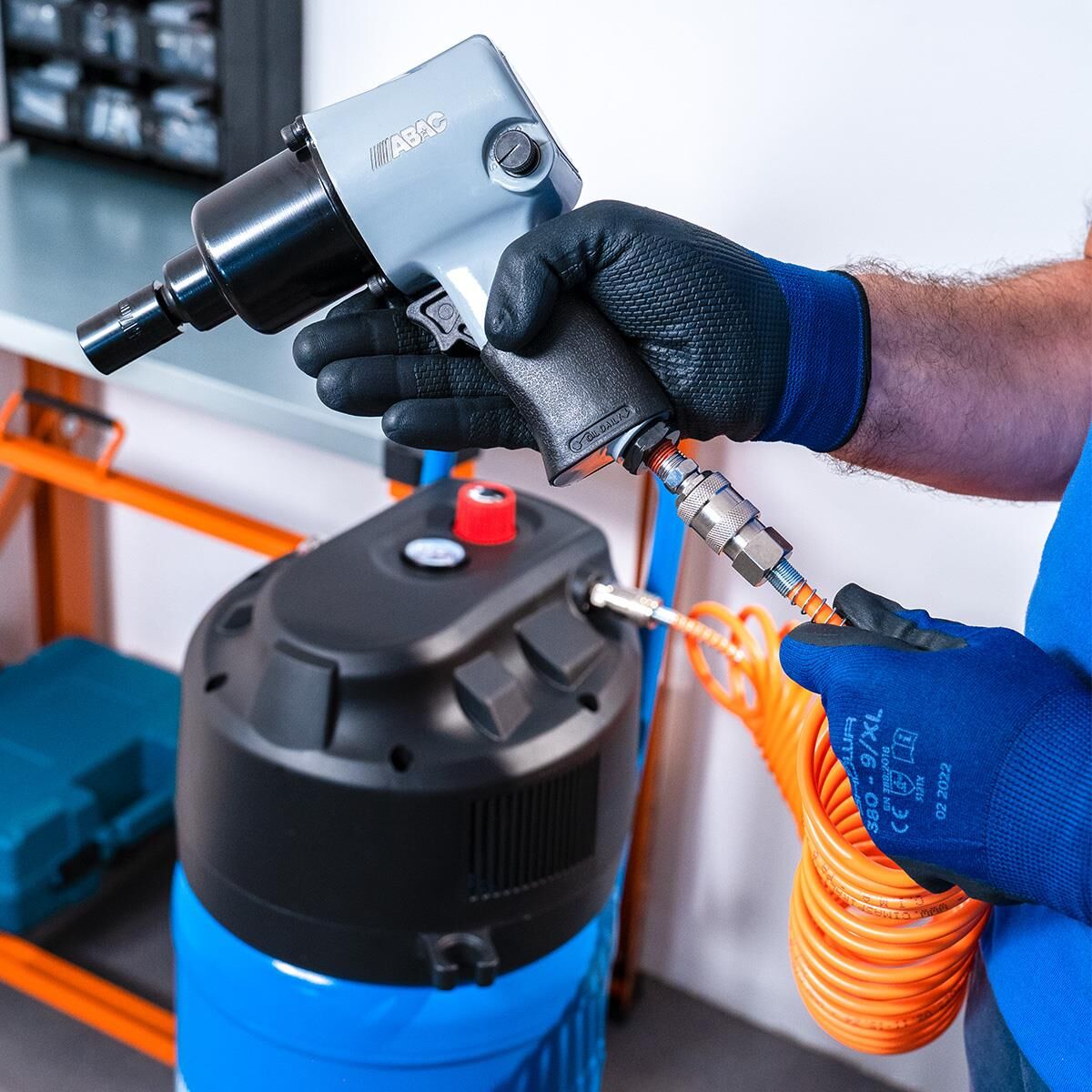 KIT DI AVVITATORI AD IMPULSI ABAC DA 1/2" G-102