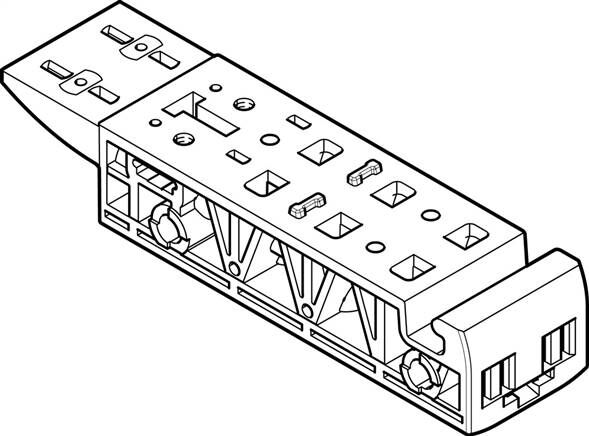 FESTO VABS-C8-12XB-QX-D (1236029) Anschlussplatte