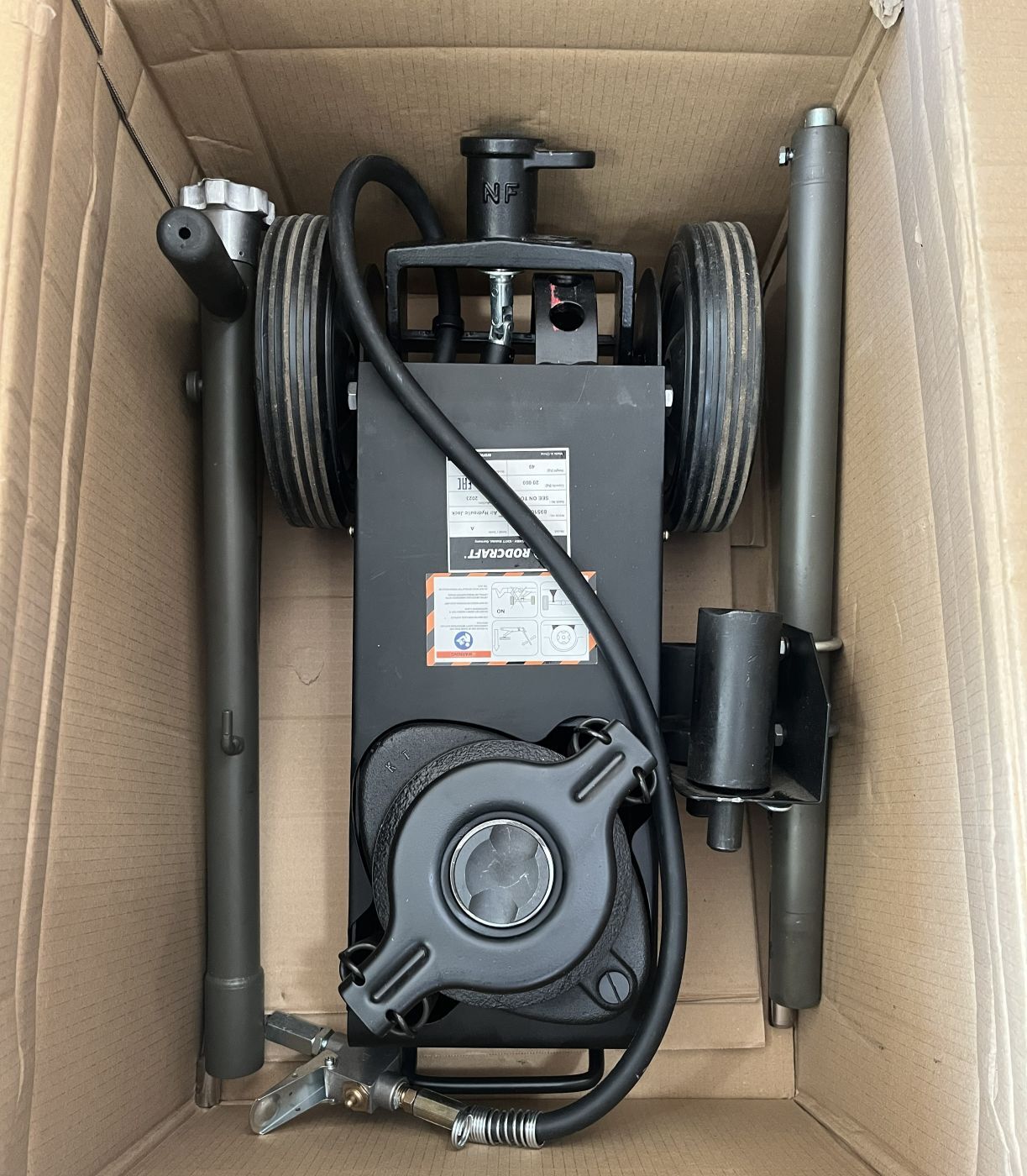 Rodcraft Martinetto idraulico ad aria LHH22