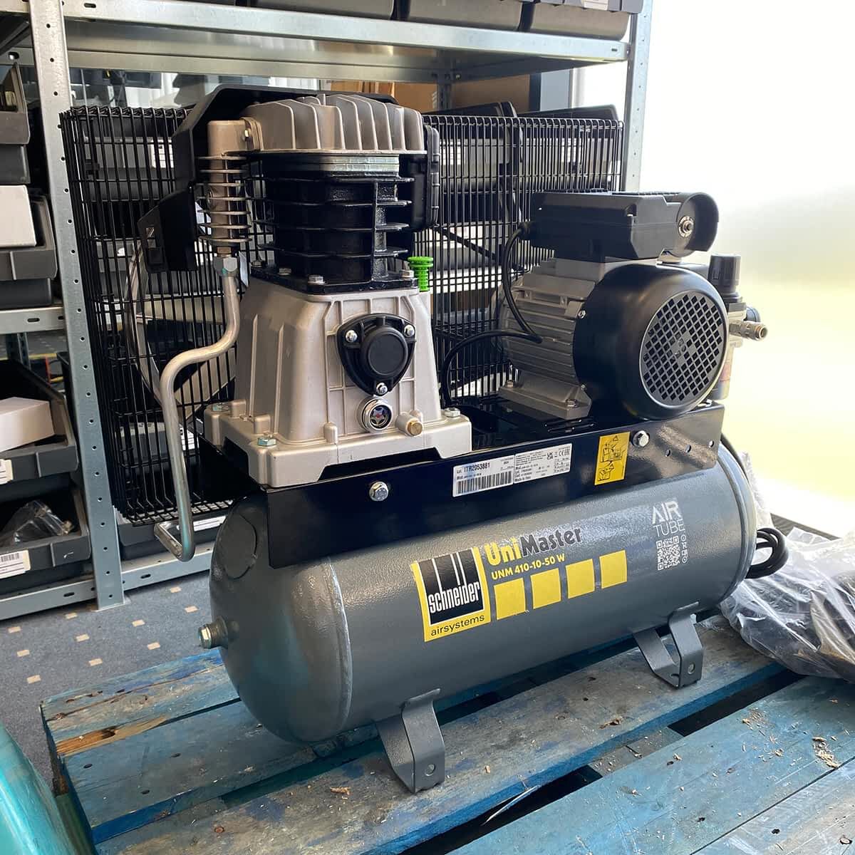 B-Ware Schneider-Kompressor UNM 410-10-50 W - der Allrounder!  4116028092 Neues Modell 2024