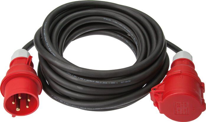 Cavo di prolunga (esterno), 10 m, CEE BAU (400 V / 16 A)