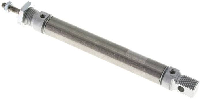 Cilindro ISO 6432, a doppio effetto, pistone 16 mm, corsa 80 mm