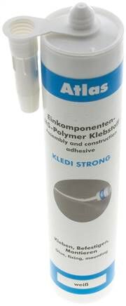 Adesivo per montaggio e costruzione bianco, cartuccia standard da 290 ml