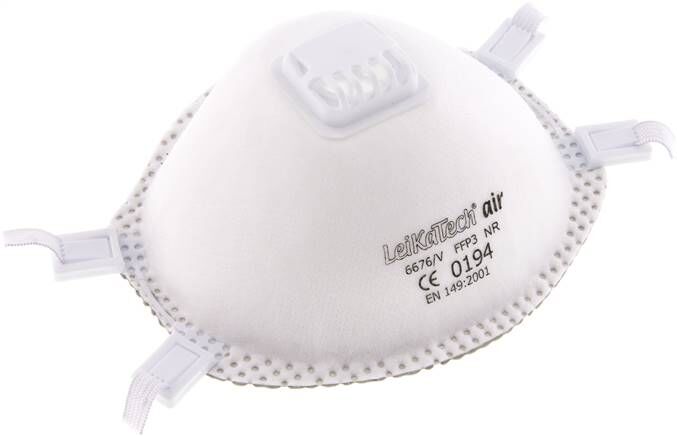 Semimaschera respiratoria, con valvola, livello di protezione FFP 3