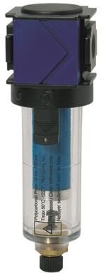 Mikro-Filter -variobloc- / G 1/4 / 370 l/min / mit Polycarbonatbehälter / 0,01 µm 100683