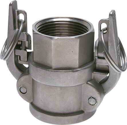 Giunto di sicurezza Kamlock (D) Rp 1"(IG), acciaio inox (1.4408)
