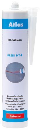 Silicone ad alta temperatura nero, cartuccia standard da 310 ml