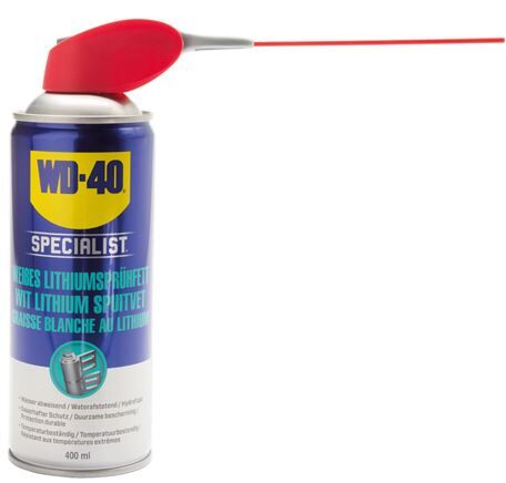 Grasso spray al litio bianco WD-40, bomboletta spray Smart Straw da 400 ml