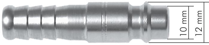 Giunto di sicurezza a pulsante (NW7.2), G 3/8" IT, acciaio zincato