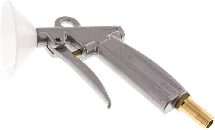 Pistola di soffiaggio in alluminio con ugello corto Ø 1,5 e scudo protettivo da 13 mm
