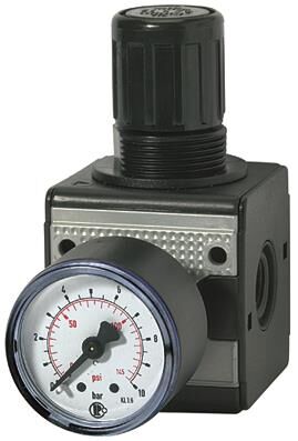 Régulateur de pression -multifix- / G 3/4 / 6000 l/min / BG 2 / 0,5-10 bar / manomètre inclus 100429