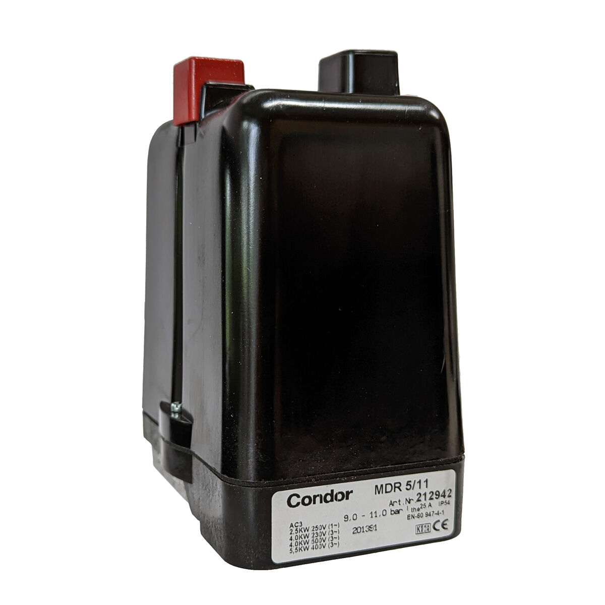 Pressostato Condor MDR-5/11-K 2-11 bar G 1/2" 212942 con interruttore on-off