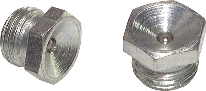 Ingrassatore a imbuto dritto, M 8, 1.4305
