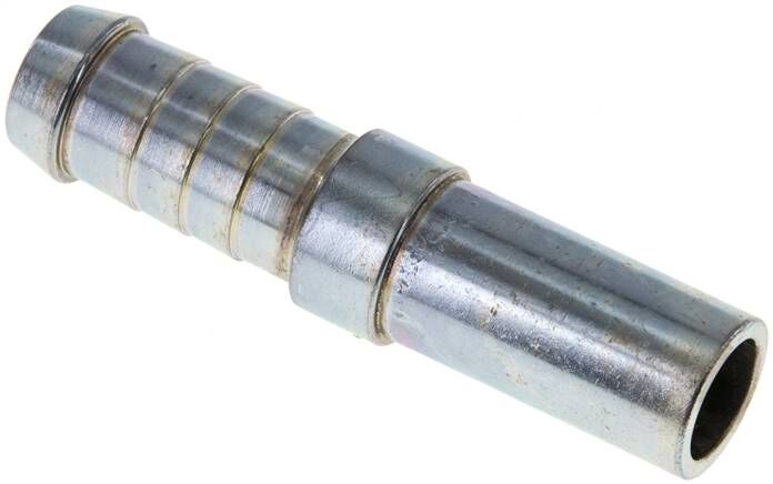 Schlauchnippel Rohr 16, Schl. 14 - 15mm, Stahl verzinkt