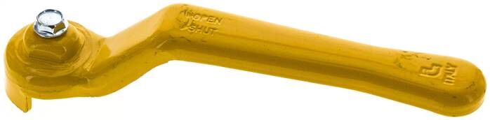 Poignée combinée jaune, taille 5, standard (acier galvanisé et peint)