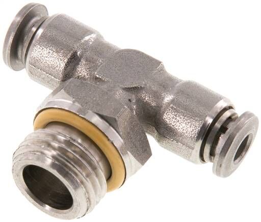Connettore a T push-in G 1/4"-4mm, acciaio inox IQS