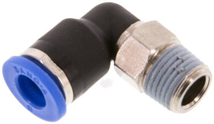 Connettore push-in angolare R 1/8"-6mm, standard IQS