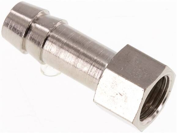 Ugello a vite per tubo flessibile G 1/8"-8 (5/16")mm, ottone nichelato