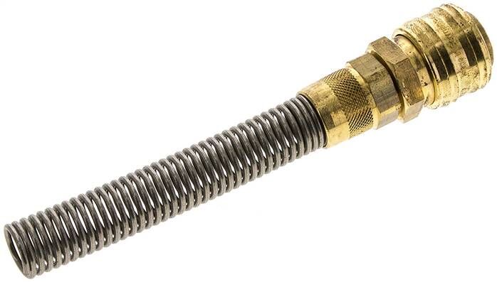 Prise d'accouplement (NW7,2) 12x9mm tuyau avec protection anti-pliure