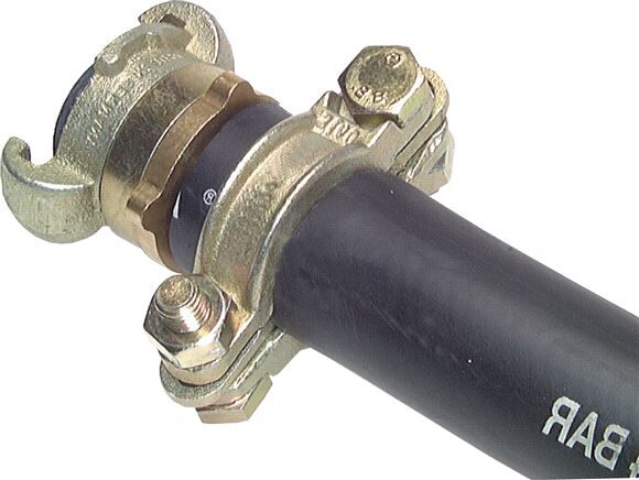 Schlauchklemme Temperguss verzinkt, 135 - 155mm