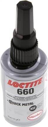 Composto legante anaerobico, LOCTITE, 50 ml, alta resistenza, resistenza manuale [min] 20
