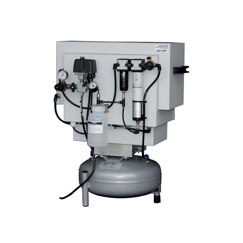 Compressore JUN-AIR OF87R-15ST senza olio, insonorizzato, con filtro riduttore di pressione e separatore d'acqua
