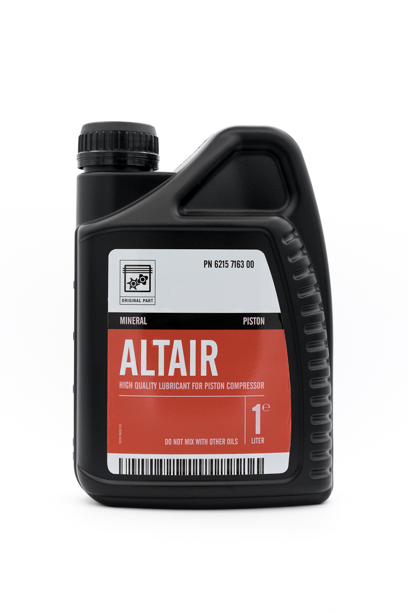 Olio di qualità per compressori a pistoni ALTAIR 1L
