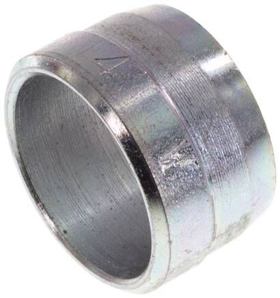 Anello di taglio in acciaio zincato 14 S (M22x1,5)