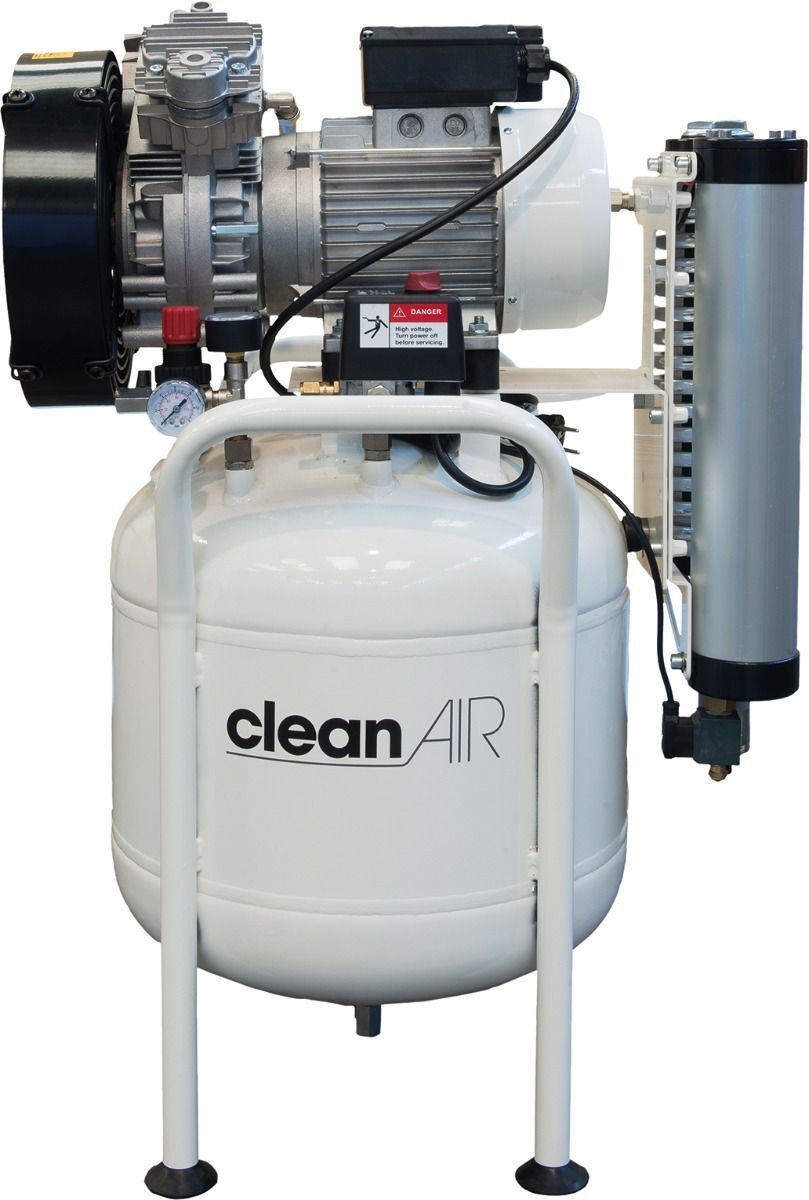 CLEANAIR compressore oil-free CLR 20/50 T 10 BAR 2HP 50L (230V)