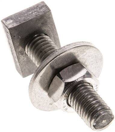 Vite con testa a martello HS M 8x40, acciaio inox A4 (22 x 14 x 5)
