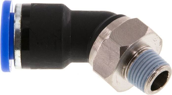connettore push-in a 45° R 1/8"-10mm, standard IQS