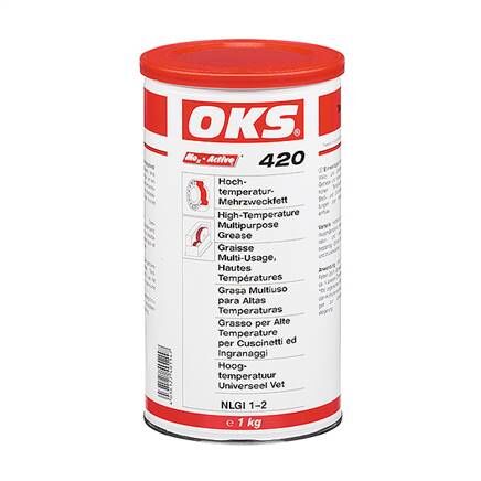 OKS 420 - Grasso multiuso per alte temperature, barattolo da 1 kg