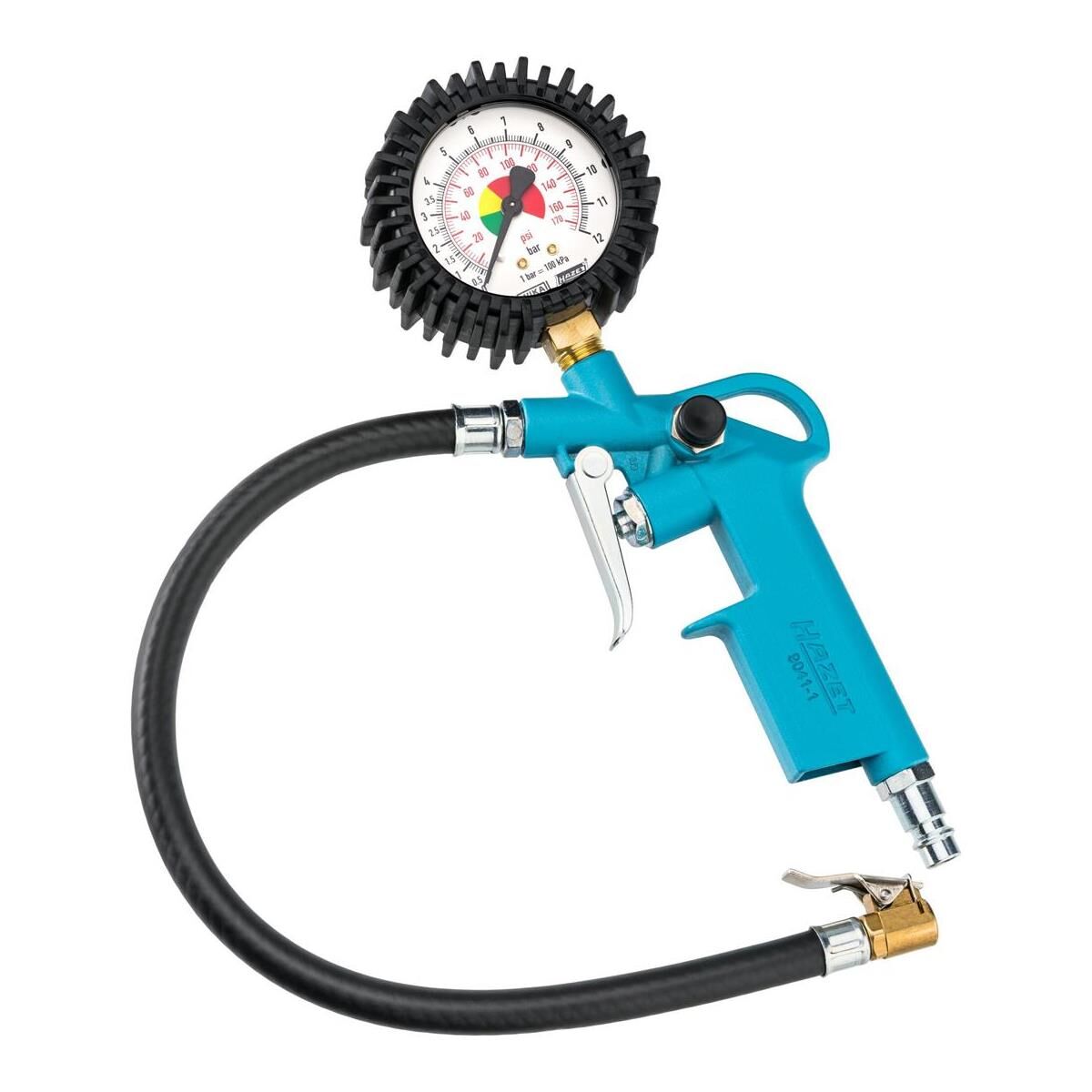 Misuratore di gonfiaggio pneumatici HAZET 9041-1 + set di adattatori