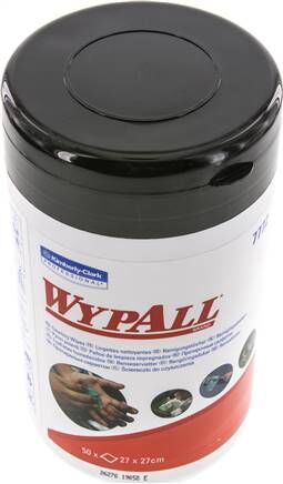 50 pezzi (confezione dispenser), salviette detergenti umidificate WYPALL® (Kimberly-Clark)