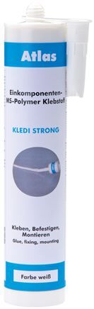 Adesivo per montaggio e costruzione bianco, cartuccia standard da 290 ml