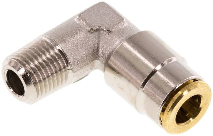 Raccordo a innesto rapido a L ad alta pressione R 1/8"-6 mm (fisso)