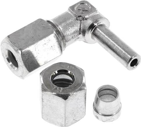 Anello di bloccaggio ad angolo regolabile 6 L (M12x1,5), acciaio zincato