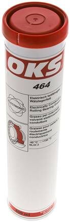OKS 464 - Grasso per cuscinetti volventi, elettricamente conduttivo, cartuccia da 400 ml