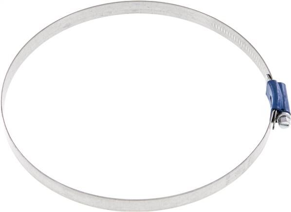 fascetta stringitubo da 12 mm 150 - 170 mm, acciaio zincato (W1) (ABA)